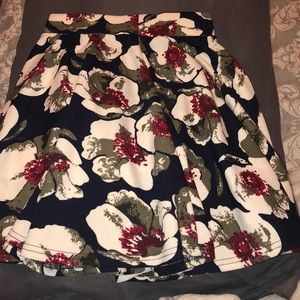 High waisted skirt